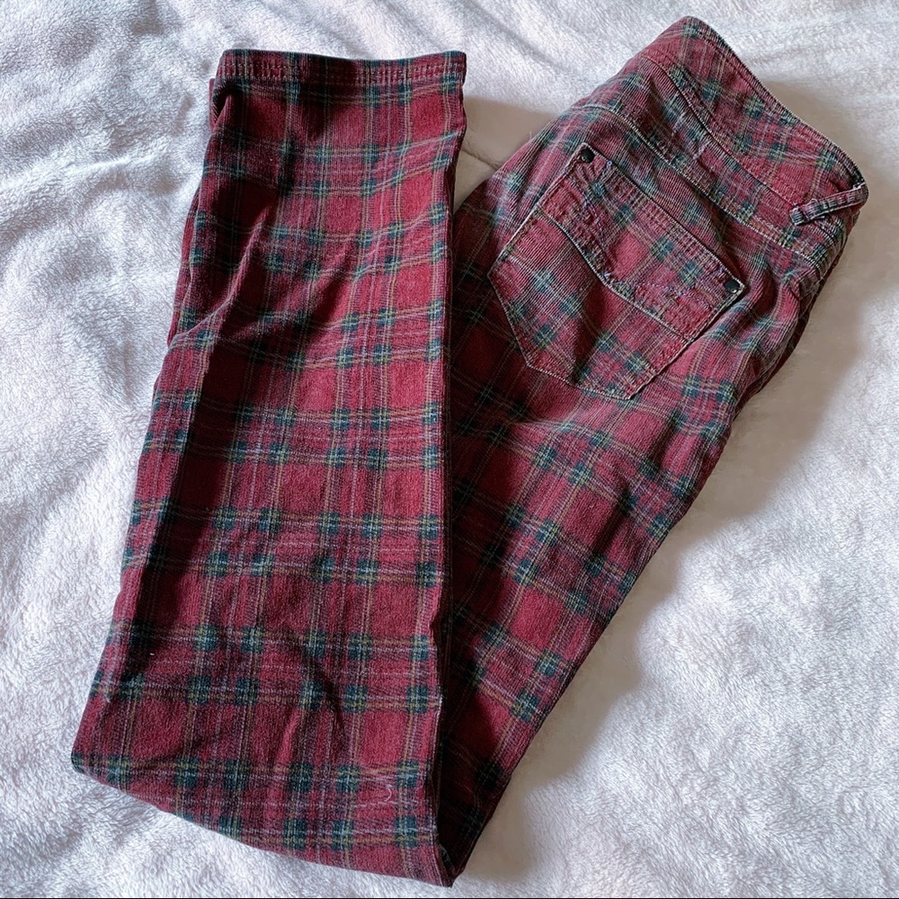 Free People Plaid Pants